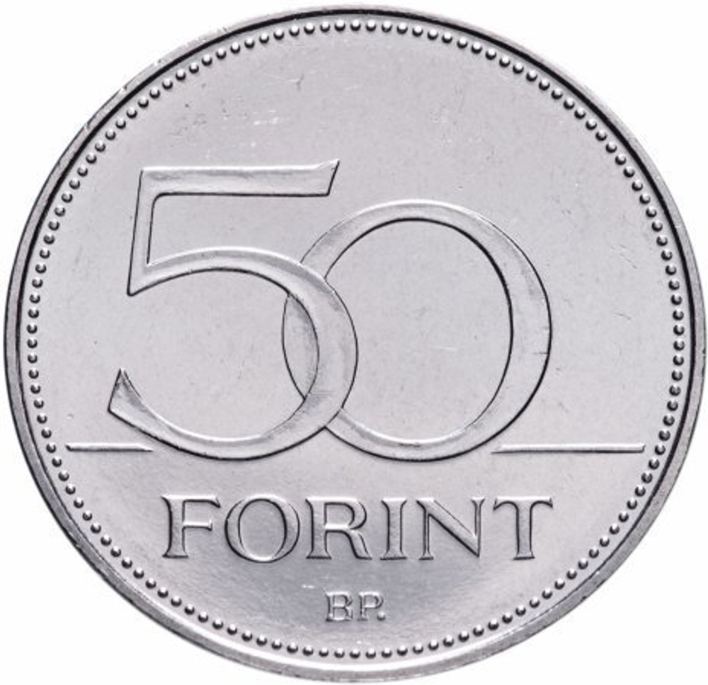50 форинтов 2018 г. "Чемпионат мира по хоккею 2018 года". Венгрия