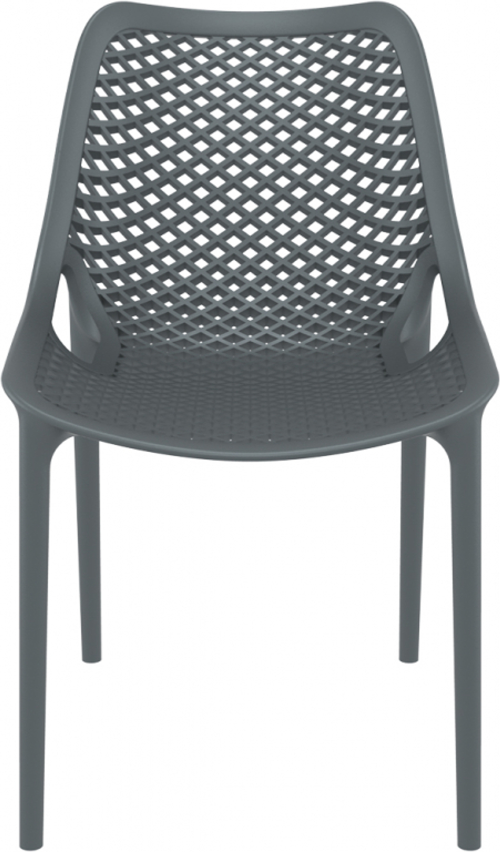 Стул пластиковый, Siesta Contract Air, темно-серый