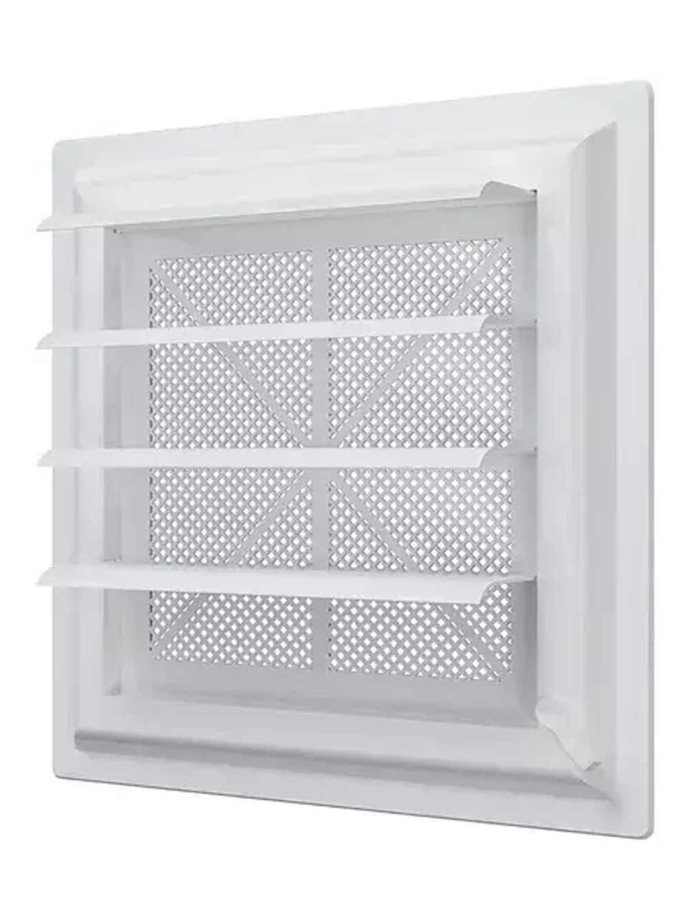 Решетка вентиляционная AIRVENT регулируемая жалюзи 281х281 пластик 2828AVp