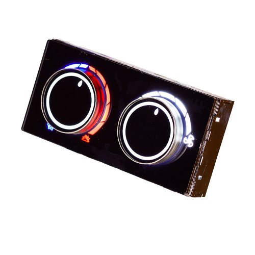 Ручки управления блоком отопителя для ваз 2110, 2111,2112 панель до 2005 г с белой подсветкой