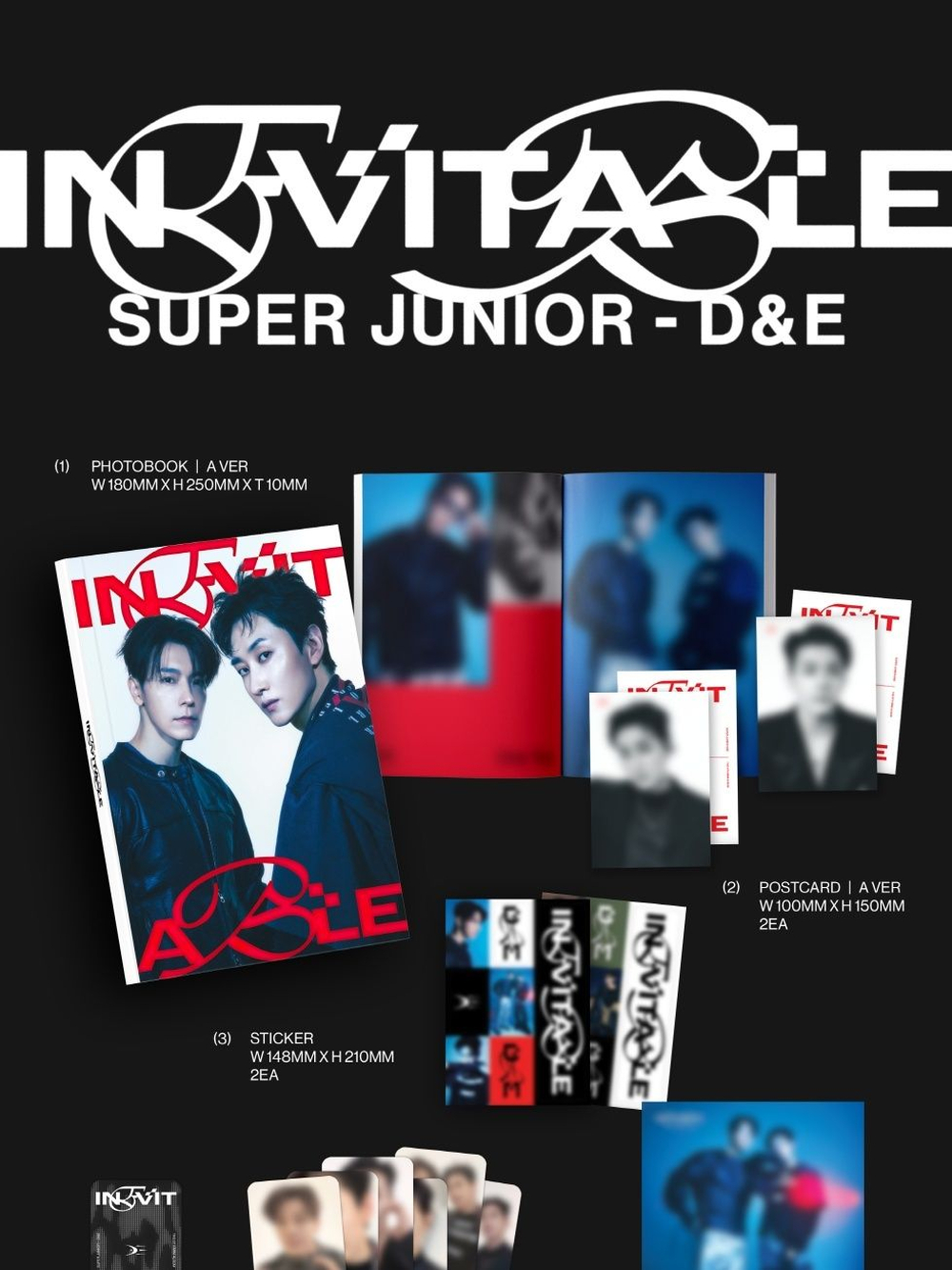 Альбом SUPER JUNIOR D&E - INEVITABLE 6th Mini Album RANDOM Version