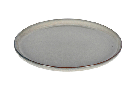 Тарелка десертная керамическая бежевая 22 см