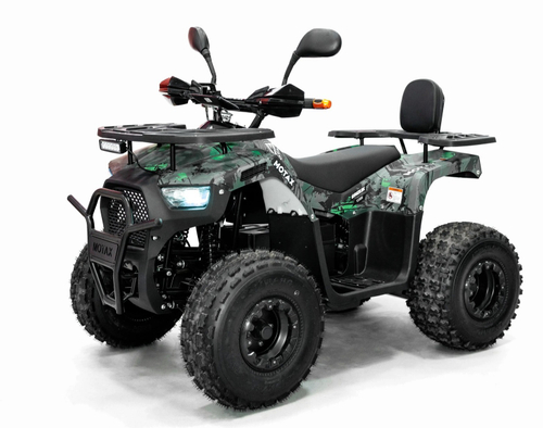 Квадроцикл MOTAX GRIZLIK E1500 2024 черный-зеленый камуфляж (электро)