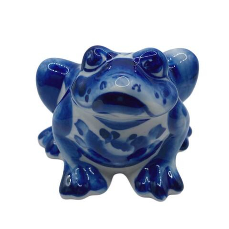 Фигурка Лягушка-квакушка гжель