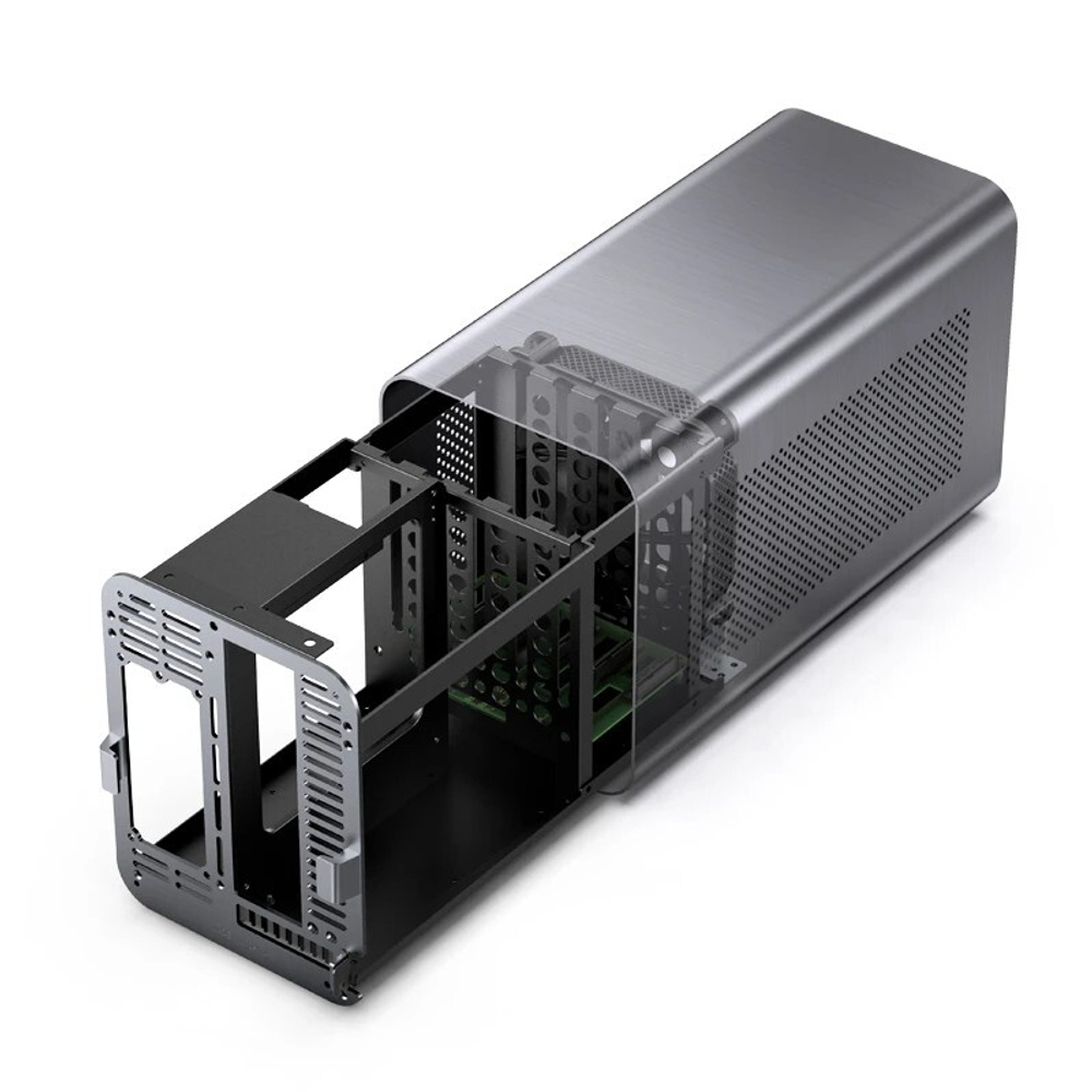 Корпус JONSBO N1, mITX, Gray, без БП