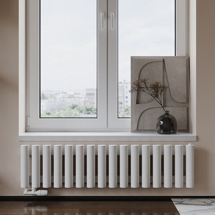 Радиатор трубчатый Guardo Torre 6D-300-16 NK-VER-L R9016(M) белый матовый