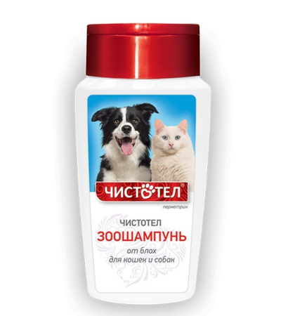 Шампунь Чистотел от блох и клещей 180 мл