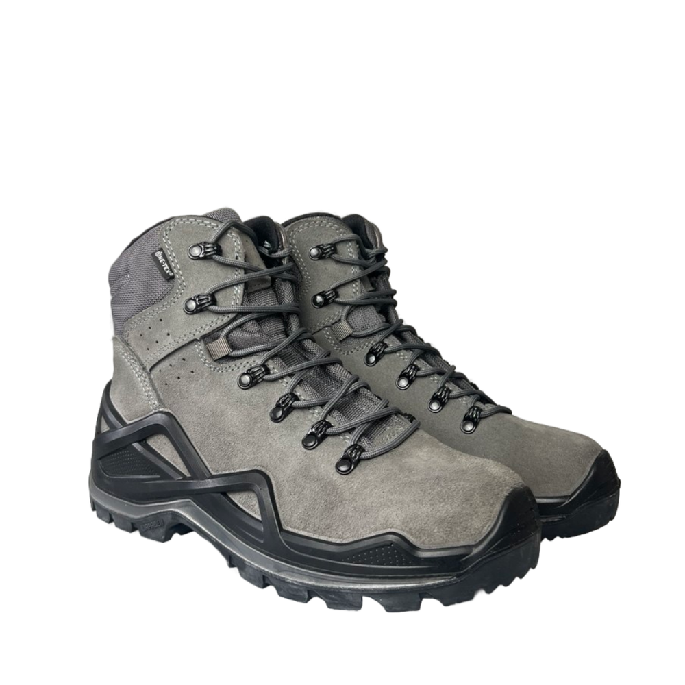 Мод. 1085. Ботинки Тактик (средние), серый.