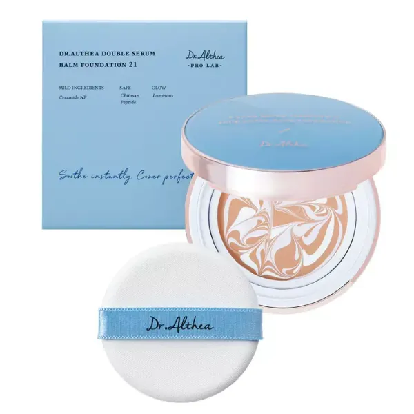 Dr.Althea Double Serum Balm Foundation 21 - Кушон для лица в оттенке 21