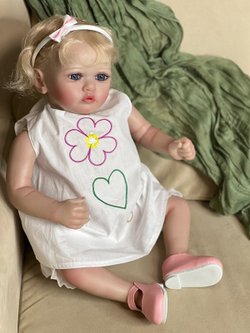 Кукла Реборн мягконабивная 60см в пакете (FA-833)