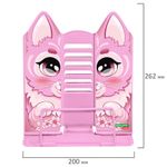 Подставка для книг и учебников фигурная BRAUBERG KIDS "Kitty", регулируемый наклон, металл, 238059