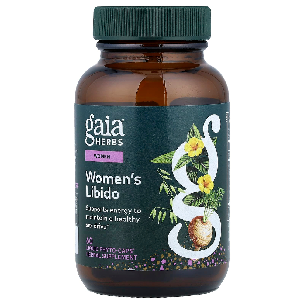 Gaia Herbs, женское либидо, 60 капсул Phyto-Caps®