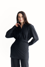 Рубашка с юбкой-баской