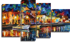 Модульная картина "Города и страны"