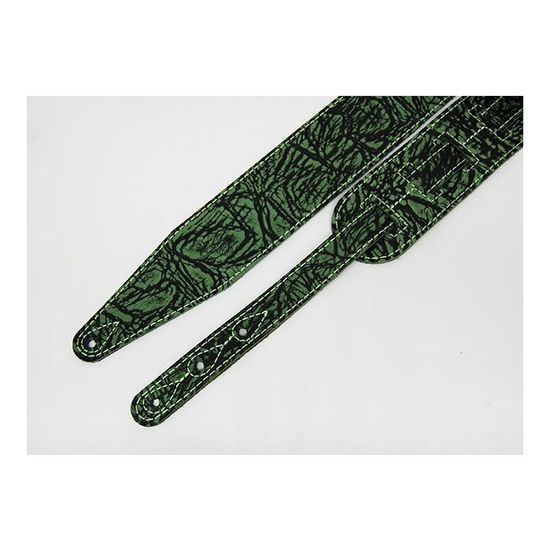 FL8015LT Leather Tigina Ремень для гитары, кожаный, древо жизни, Fidel