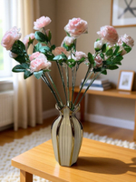 Искусственные цветы, желтые подсолнухи / Высота 44 см. 9 стебелей 9 бутонов/