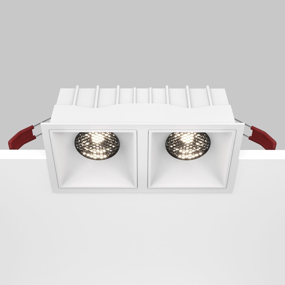 Модульный встраиваемый светодиодный светильник Maytoni Alfa LED DL043-02-15W4K-SQ-W