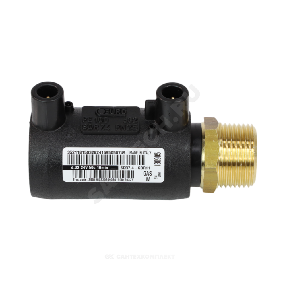 Переход электросварной ПЭ100 Дн 32х1" НР Ру25 SDR7,4 EUROSTANDARD 2161160032