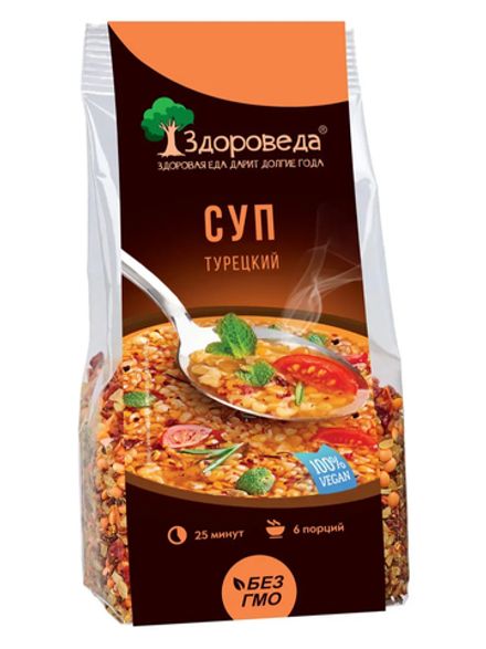 Здороведа Суп турецкий с булгуром и чечевицей 250 г