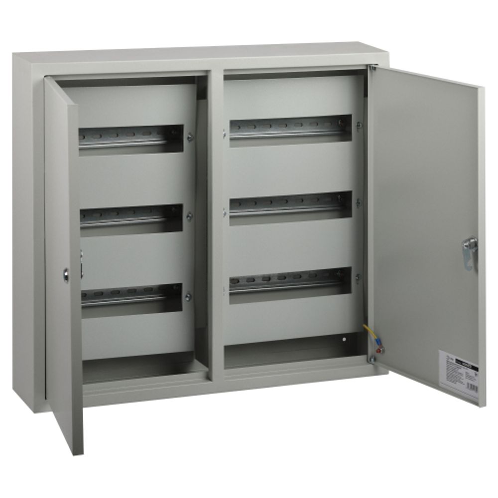 Корпус металлический навесной ЭРА ЩРН-72 2-х дверный (540х600х120) IP31 УХЛЗ серый | Корпуса металлические модульные