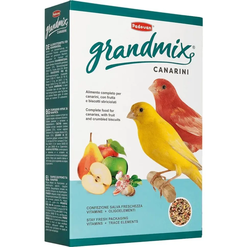 Padovan grandmix canarini корм для канареек комплексный основной - 400 г