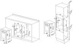 Духовой шкаф Graude BE 60.2 W схема встраивания