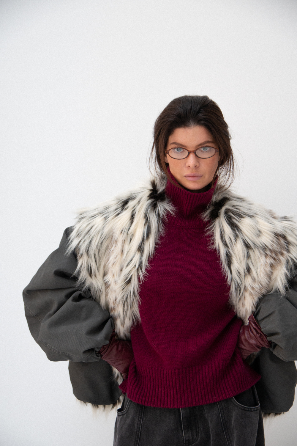 Куртка с эко-мехом FINN