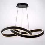 749487 Люстра SATURNO LED 60W 2760LM ЧЕРНЫЙ 3000K