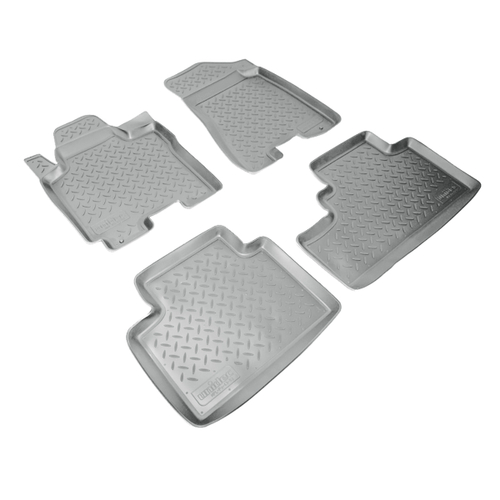 Ковры в салон Norplast/Unidec для Kia Sportage в кузове JE (2004-2010), Серый, арт.NPL-Po-43-52-G