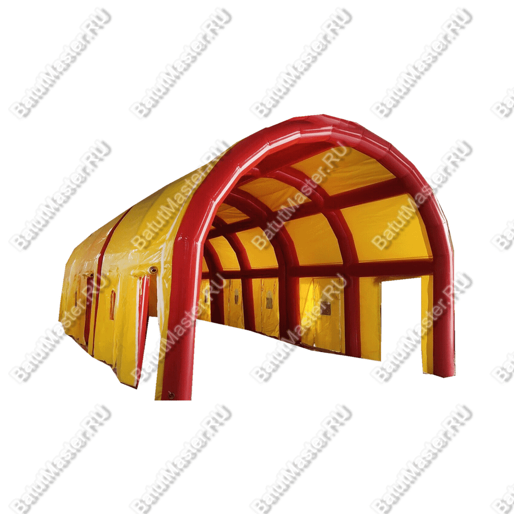 Надувной шатер "Красно-желтый" 10*5*5,5 м