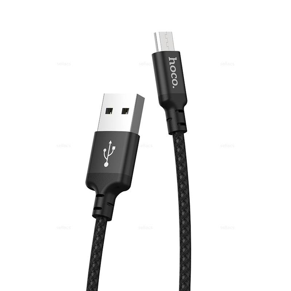 Кабель USB на Micro-USB Hoco X14 2m (black)