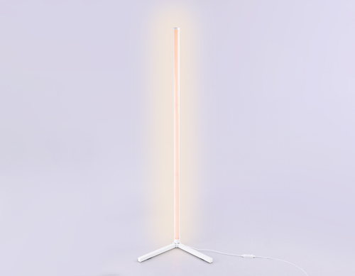 Светильник светодиодный напольный RGB с пультом FL8020 WH белый LED 15W RGB D32*1250 (ПДУ РАДИО 2.4G)