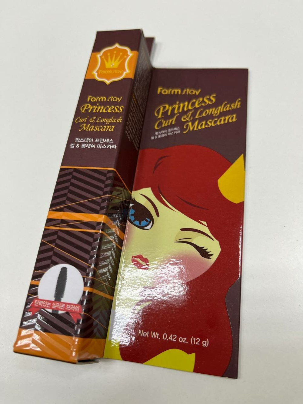 Farm Stay Princess Curl & Longlash Mascara - Тушь с эффектом длины и объёма 12гр.