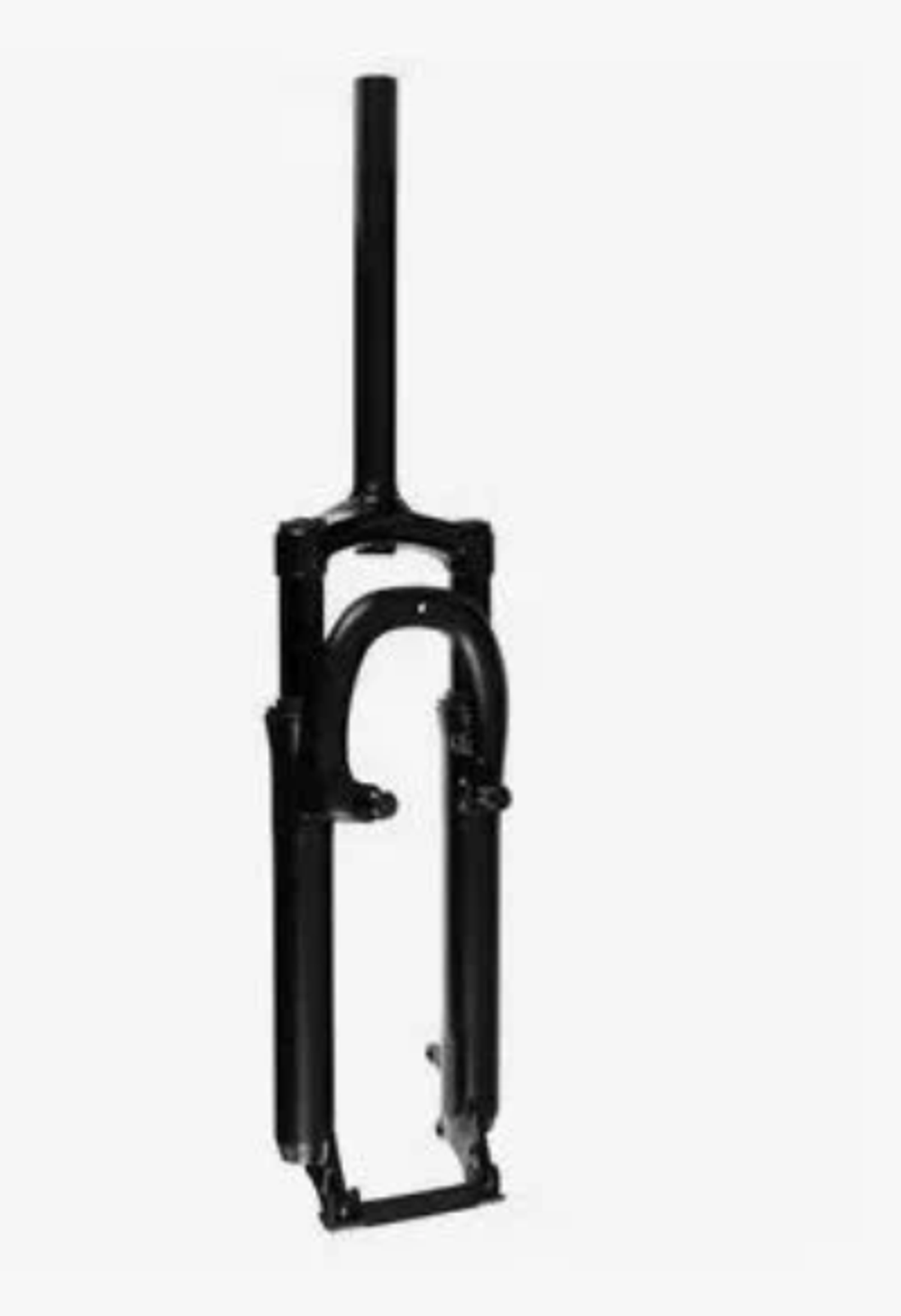 Вилка амортизационная TRIX 29"х1-1/8", сталь, пружинно-эластомерная, безрезьбовой, шток 260мм, ход 80мм, Disk и V-br тормоз, матовая черная