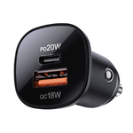 B1 mini 38W(USB-C+USB-A) dual-port metal car charger