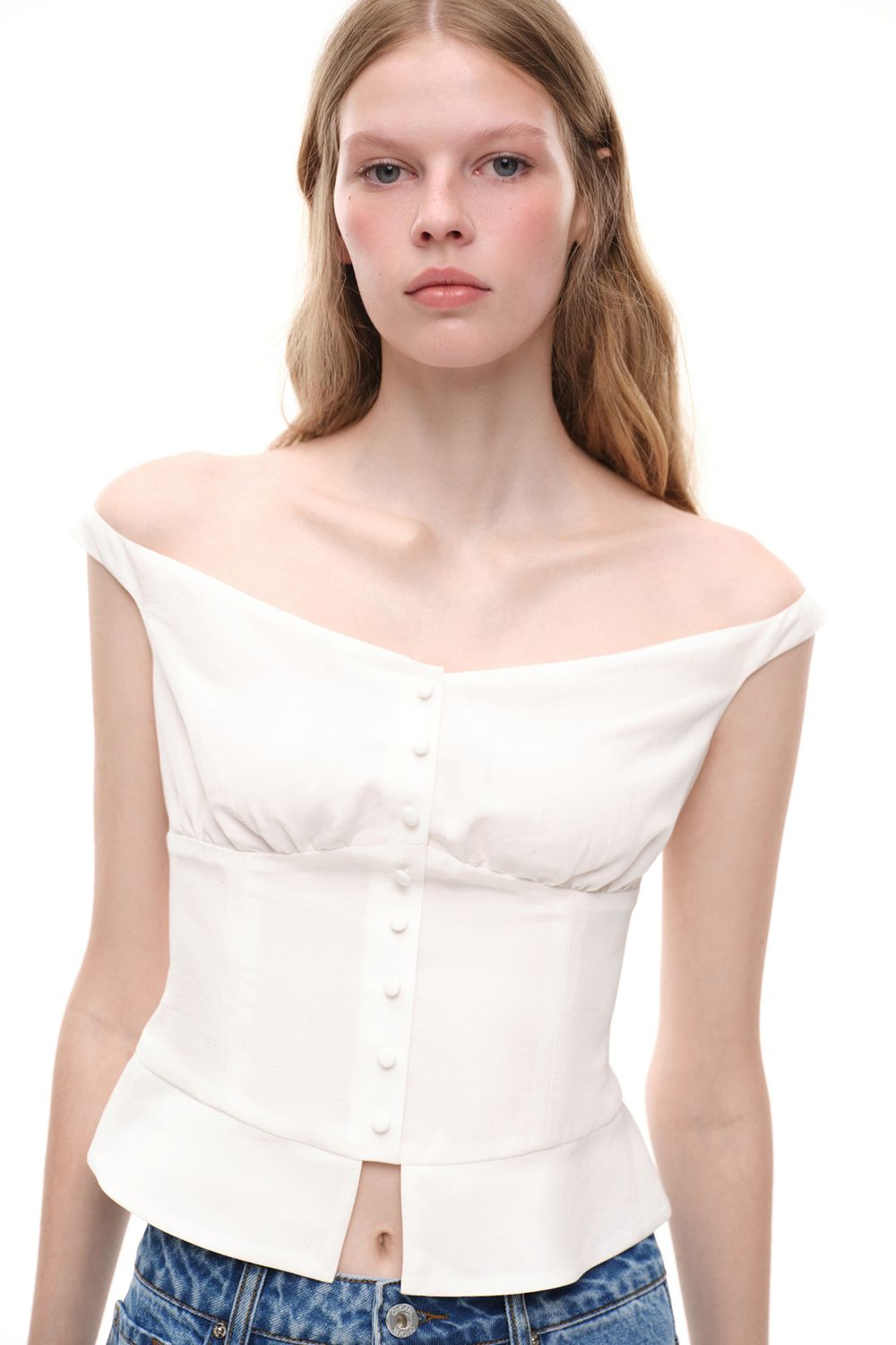 Топ (Dolce Vita), молочный