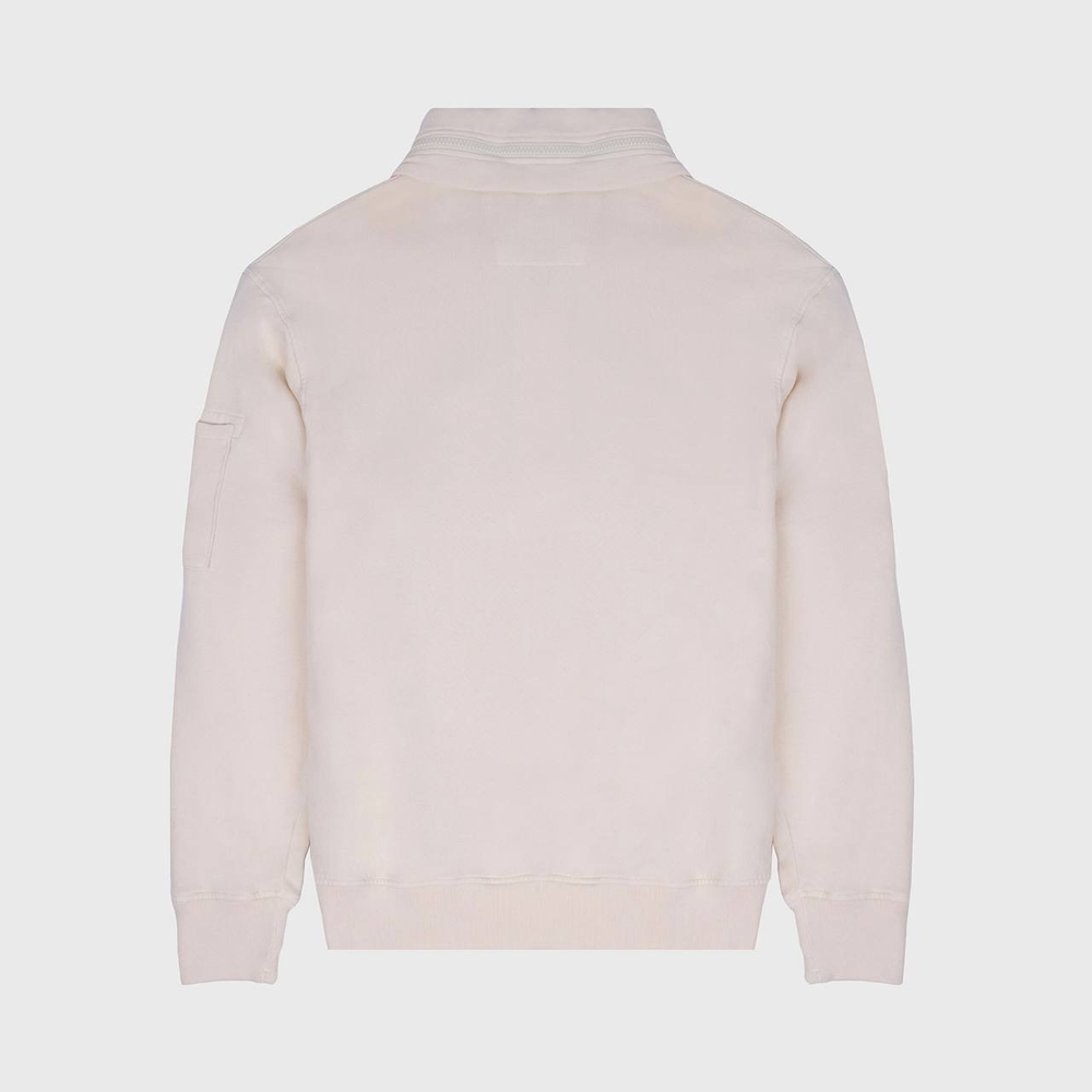 Свитшот C. P. Company Polo Collar Cotton Fleece Pistachio Shell