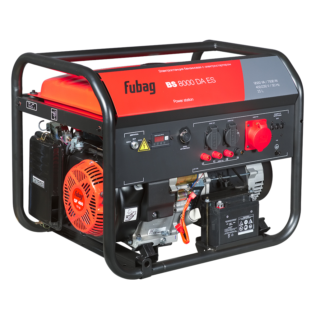 Бензиновый генератор трехфазный Fubag BS 8000 DA ES