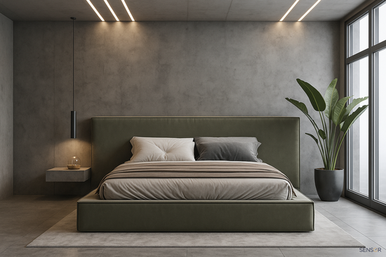 Кровать Сохо Дизайн с широким изголовьем