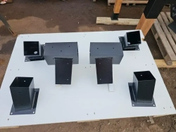 Кронштейн для садовой качели набор для бруса 100*100 4 шт.