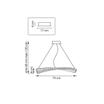 Подвесная люстра Lightstar VIDARE 699083