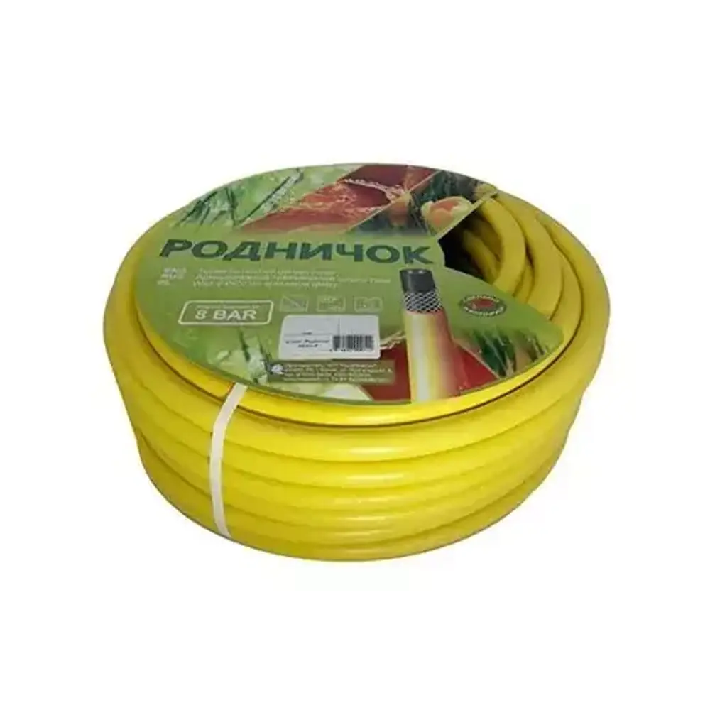 Шланг ПВХ 3/4 Родничок желтый 30м