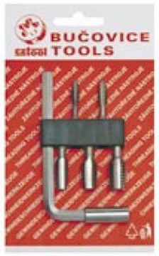 Набор метчиков-бит BIT2 M4-M10 HSS с Г-образной ручкой Bucovice Tools 948210