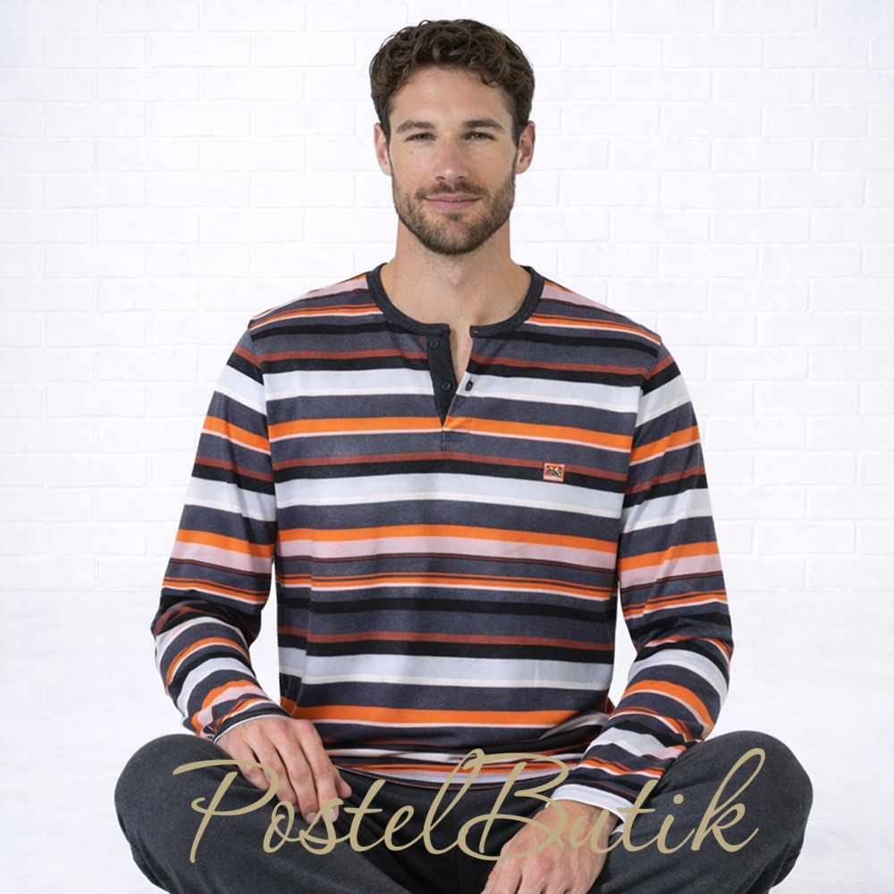 Пижама мужская Massana H47 Orange P211342