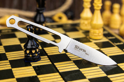 Туристический нож Sturm Mini M390 StoneWash Kydex