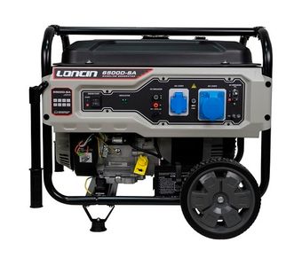 Генератор бензиновый Loncin LC6500D-SA - [5.2 кВт / 220V] однофазный