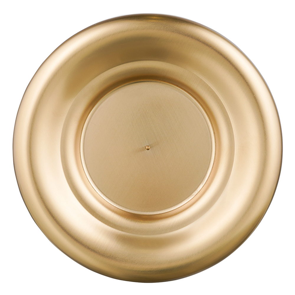 Подсвечник круглый с титановым покрытием из коллекции edge, 12 см