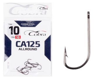 Крючки Cobra ALLROUND CA125  №10, 10 шт.
