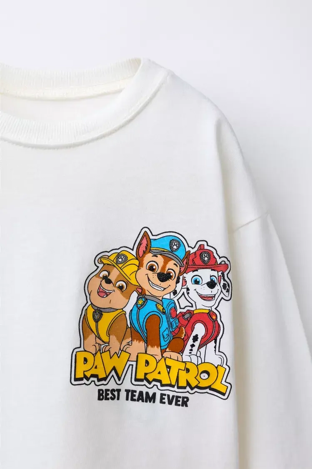 ZARA ФУТБОЛКА С ПРИНТОМ PAW PATROL™, БЕЛЫЙ