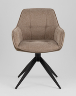 Стул обеденный Alba экокожа коричневый